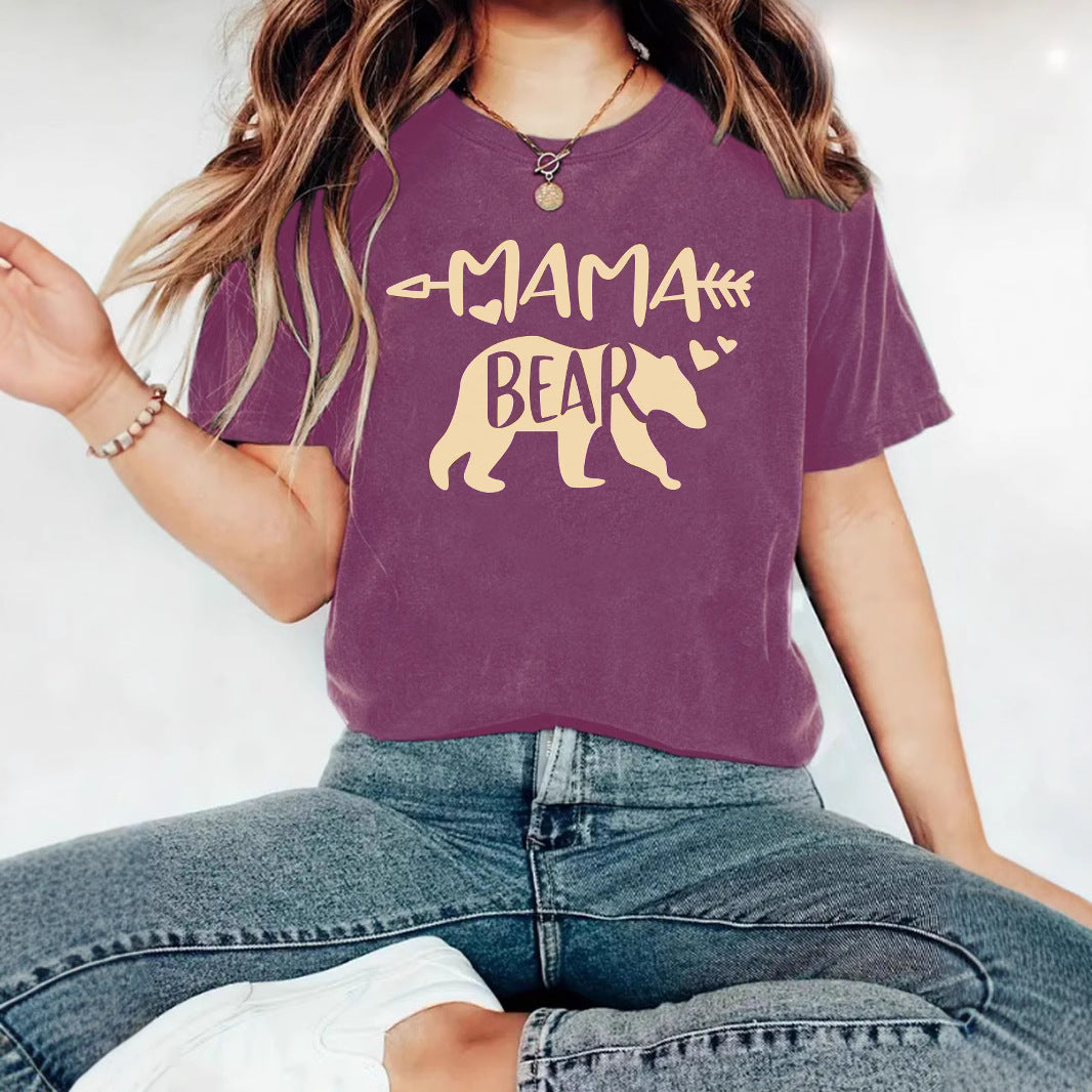 MAMA letter printed top for women