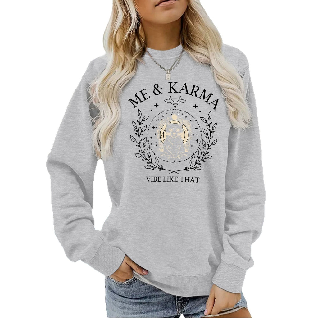 Me & Karma Printed Long Sleeve Shirt