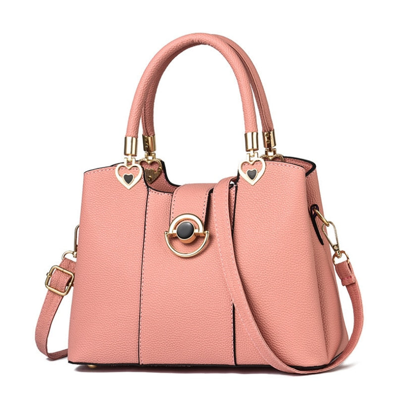 Western Style Solid Color Fashion Womens Handbags New High Quality Leather Women's Handbags Soft Leather Shoulder Messenger Bag
