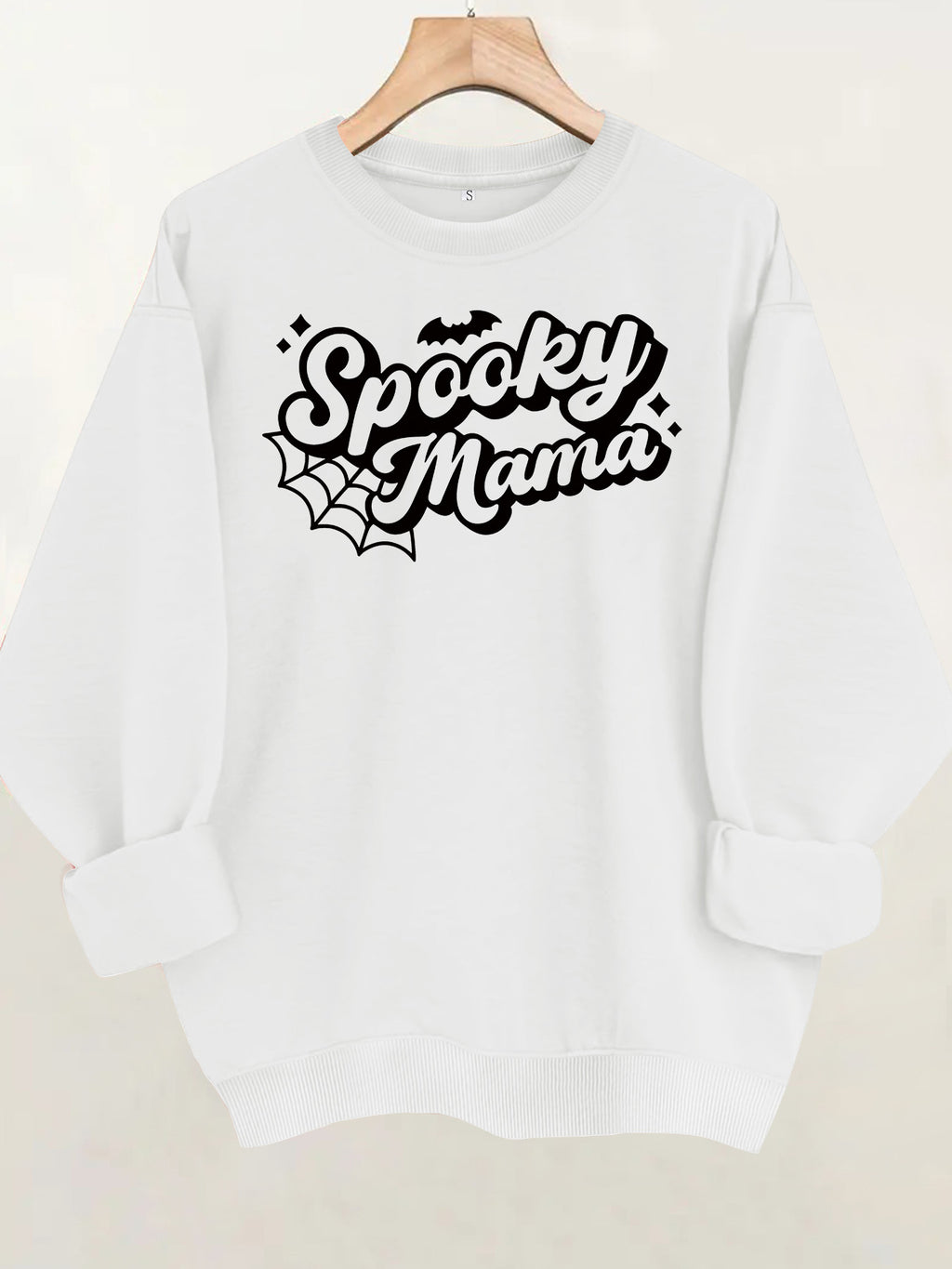 Spooky Mama Printed Sweatshirt