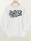 Spooky Mama Printed Sweatshirt
