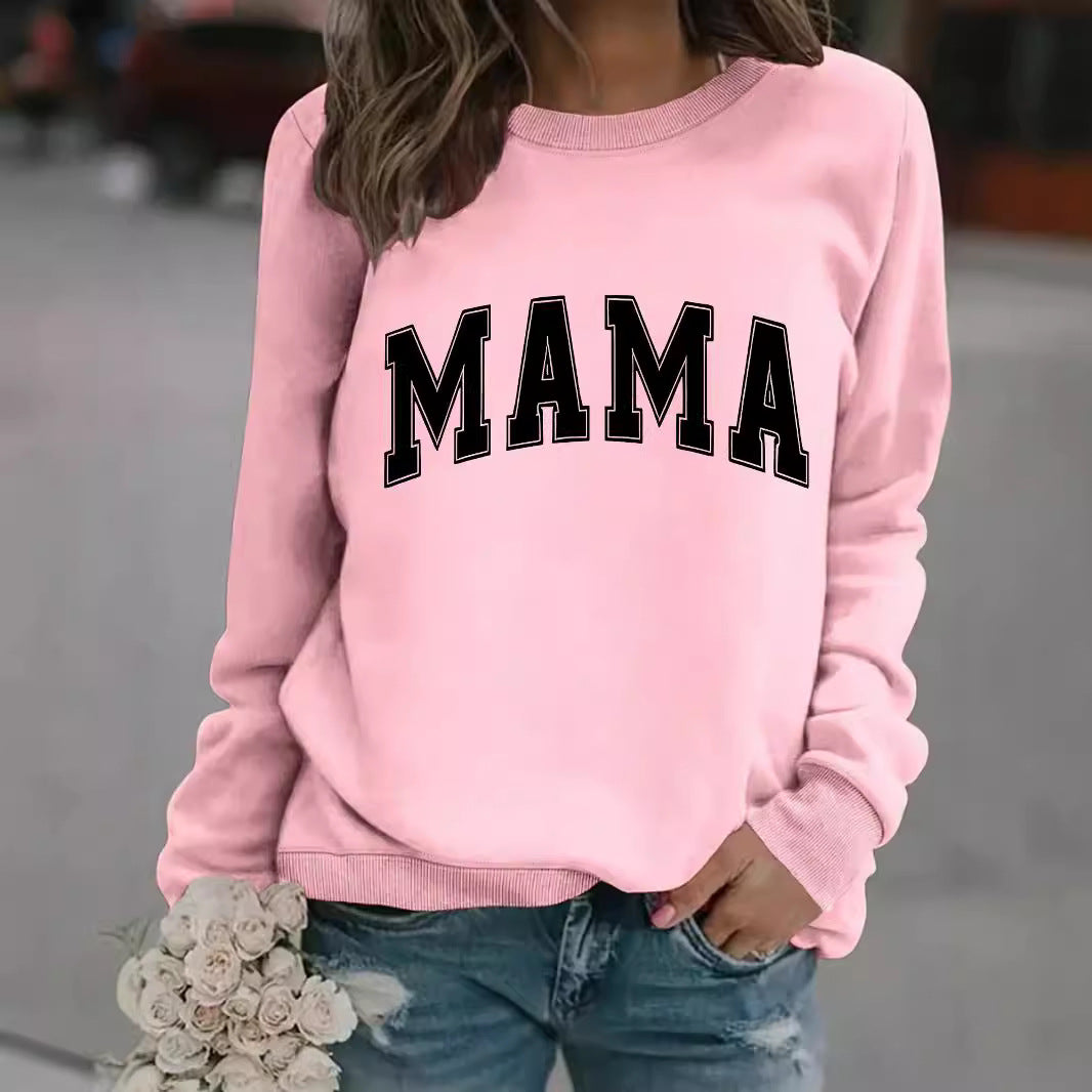 MAMA printed pullover sweatshirt