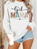 Sweatshirt Mama pattern print