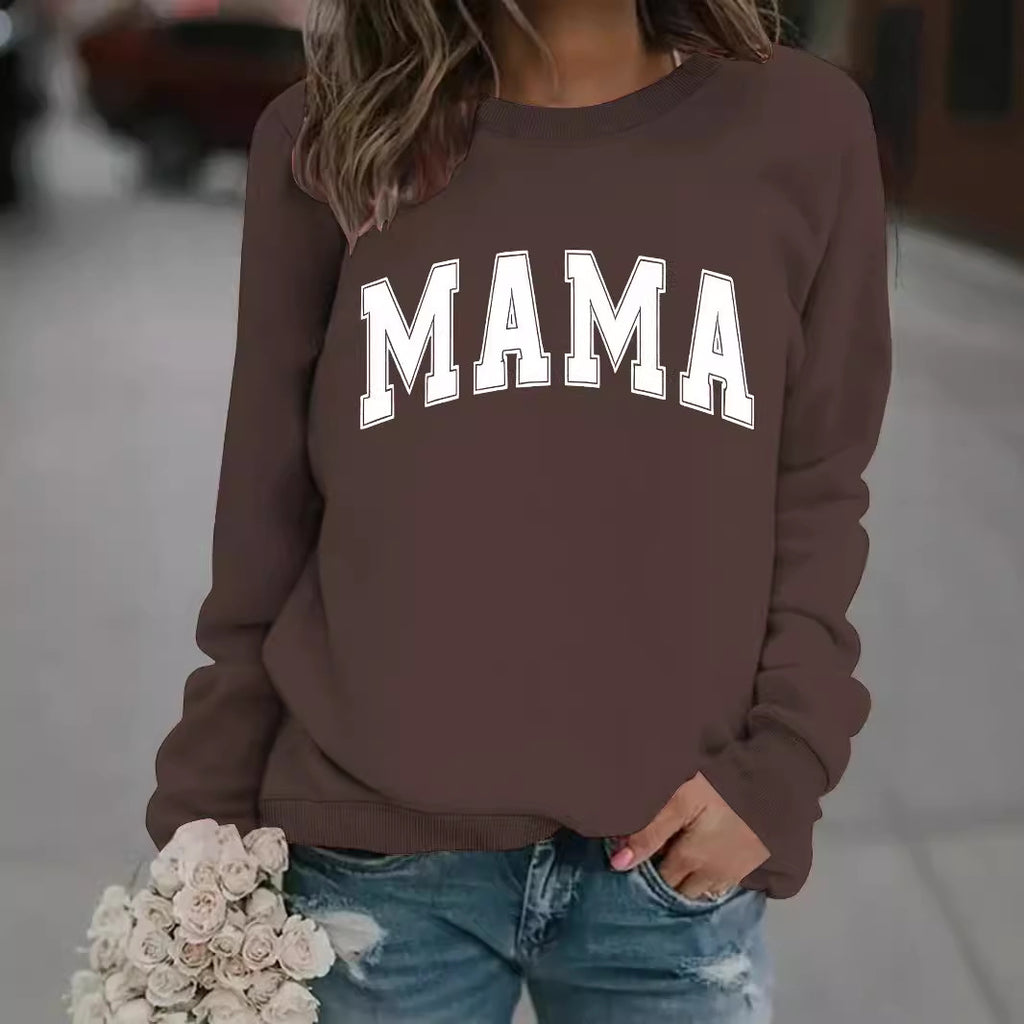 MAMA printed pullover sweatshirt