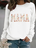MAMA printed pullover sweatshirt