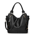 Side-Pocket PU Tote Bag