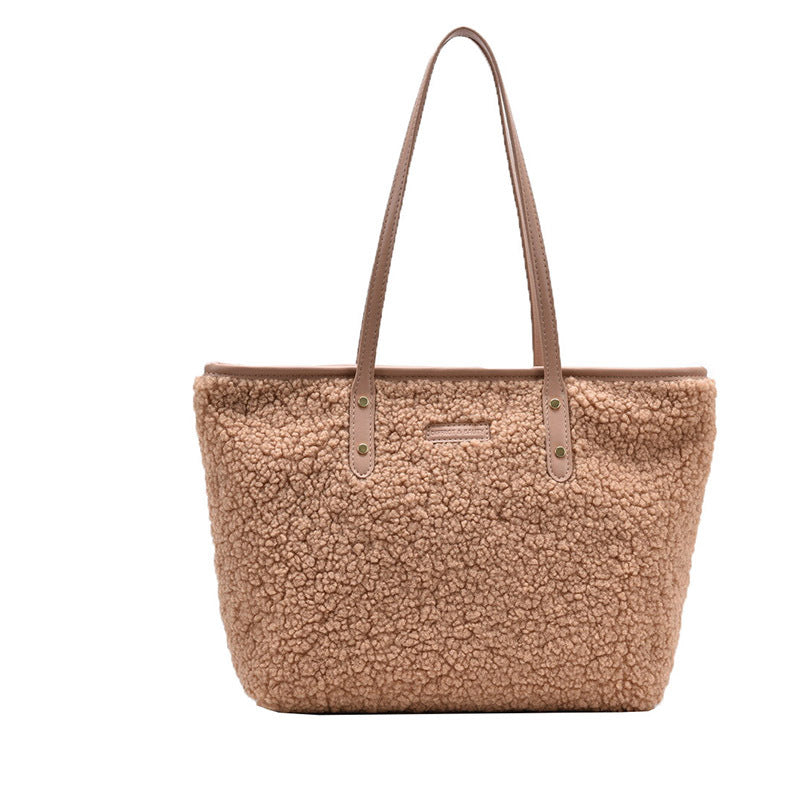 Plush Commuter Tote Bag