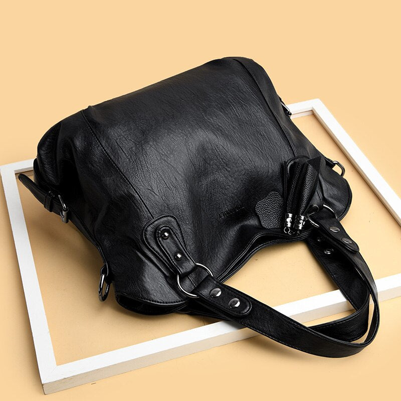 Purses and Handbags Soft Leather Luxury Handbags Women Bags Designer High Quality Casual Tote Female Shoulder Crossbody Bag