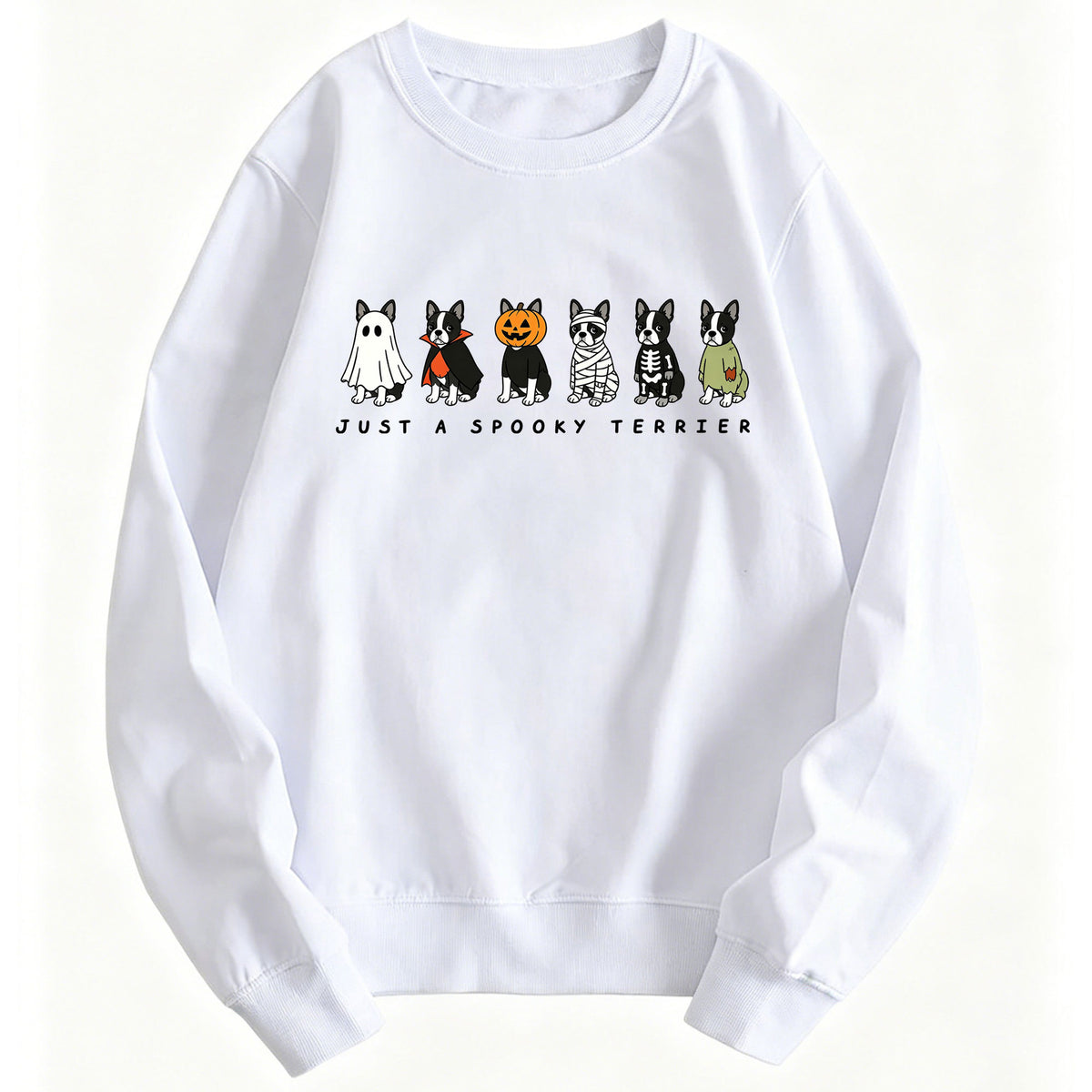Just a Spooky Terrier Sweatshirt