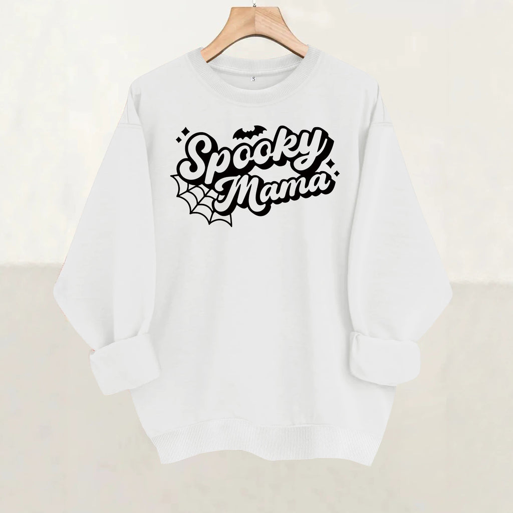 Spooky Mama Printed Sweatshirt
