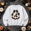Gothic Ghost & Black Cat Sweatshirt