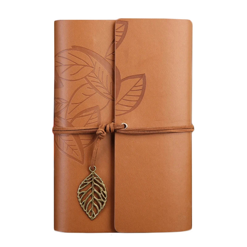 PU Leather Spiral Notebook | Replaceable Pages Journal | 3 Sizes, 8 Colors