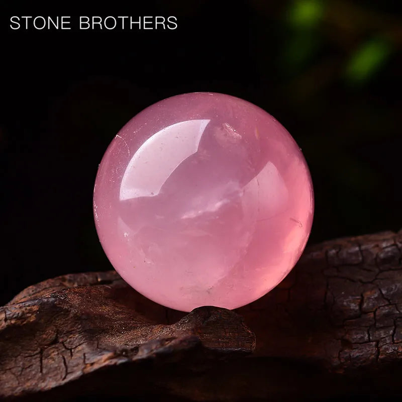 Natural Rose Quartz Crystal Sphere | The Stone of Unconditional Love