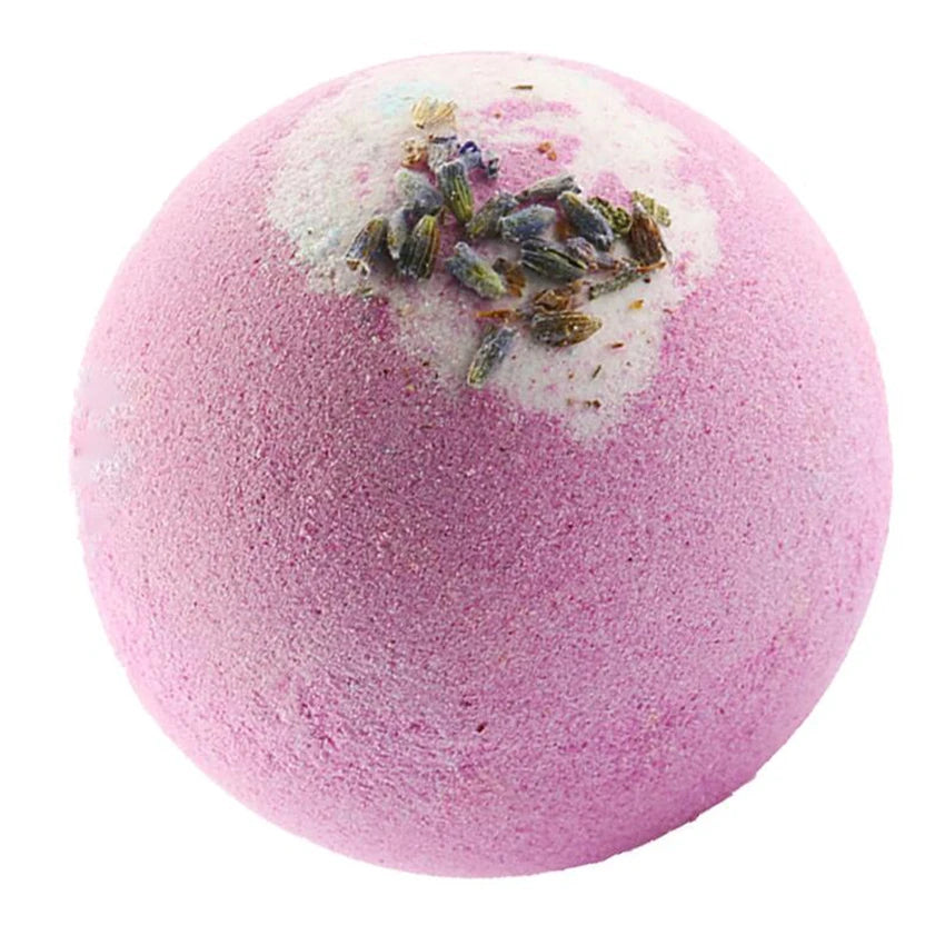 Aromatherapy Essential Oil Bath Salt Balls with Dried Flowers