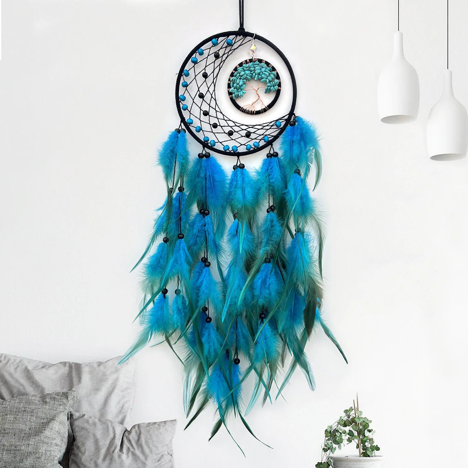 Natural Stone Tree of Life Dreamcatchers