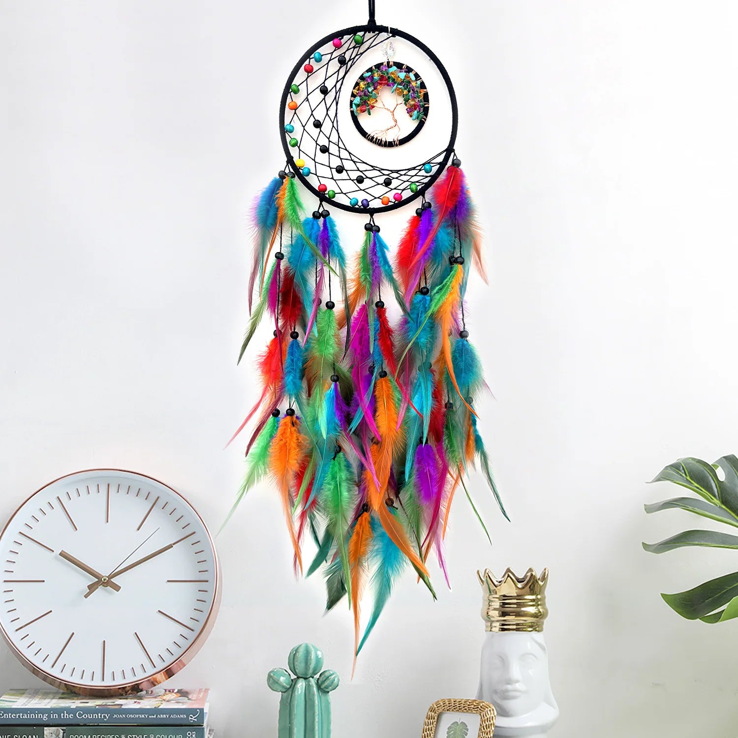 Natural Stone Tree of Life Dreamcatchers