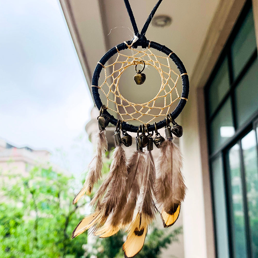 Feather Bell Dreamcatcher Wall & Car Hanging