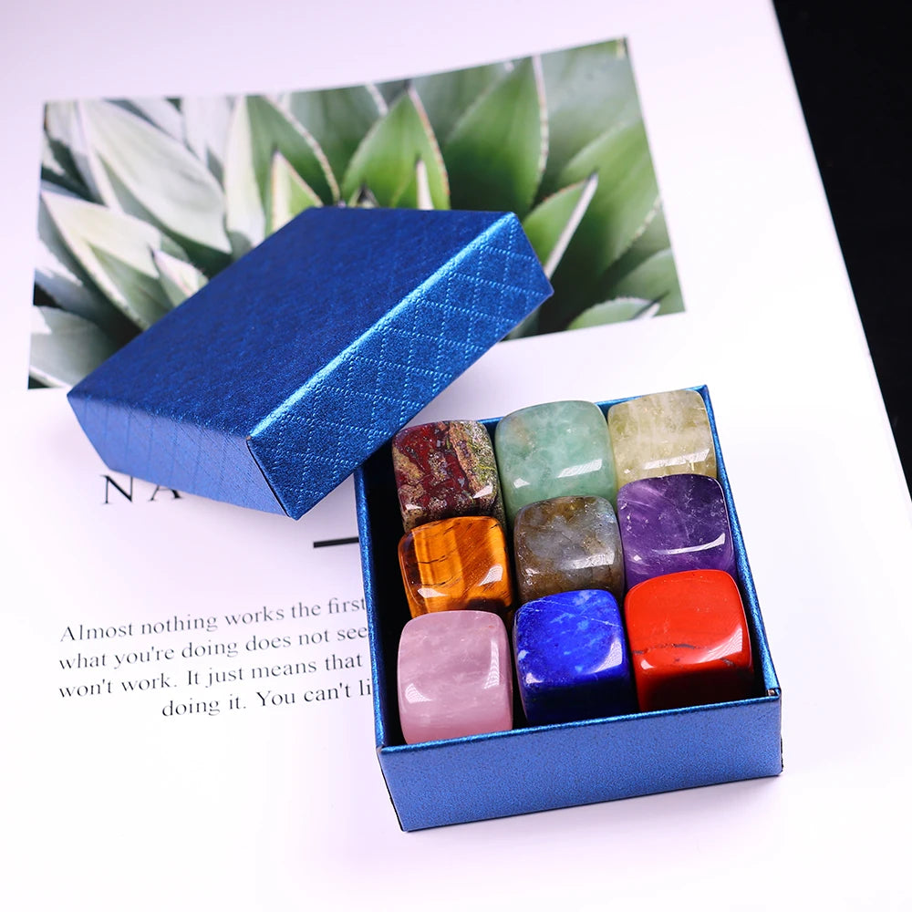 9-Piece Crystal Box | Chakra Stone Selection