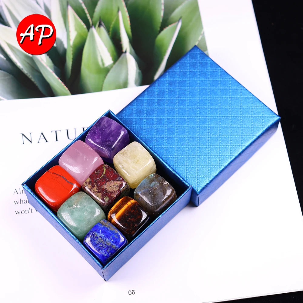 9-Piece Crystal Box | Chakra Stone Selection