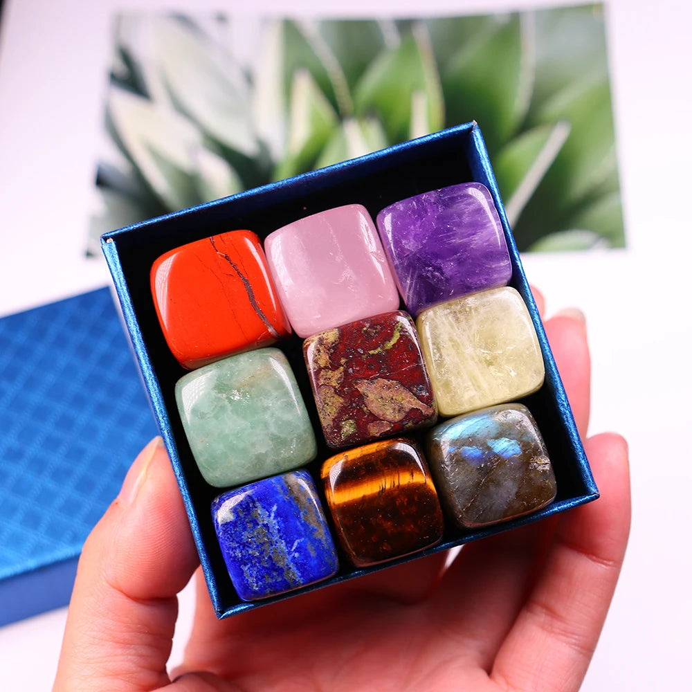 9-Piece Crystal Box | Chakra Stone Selection