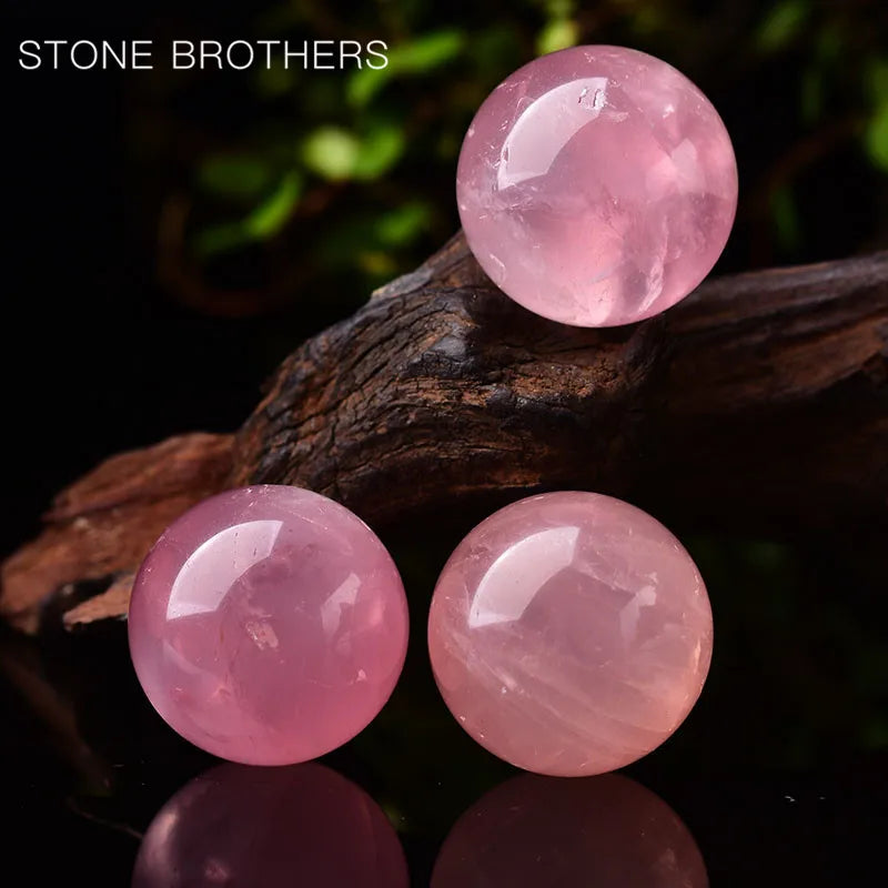 Natural Rose Quartz Crystal Sphere | The Stone of Unconditional Love