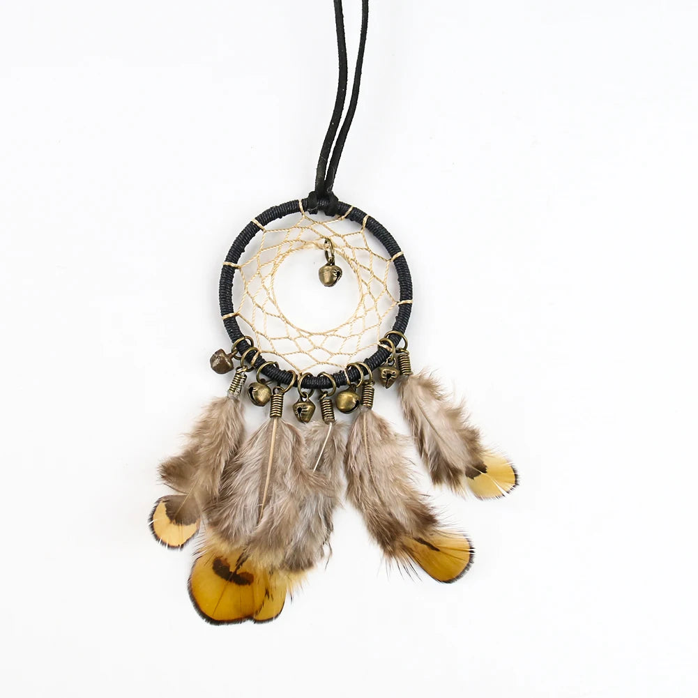 Feather Bell Dreamcatcher Wall & Car Hanging