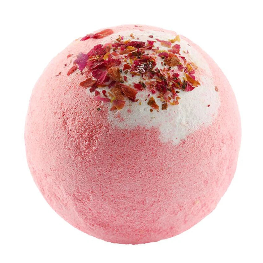 Aromatherapy Essential Oil Bath Salt Balls with Dried Flowers