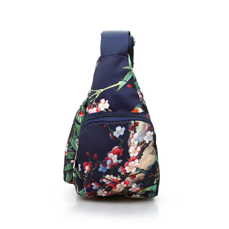Meadow Muse Printed Nylon Crossbody Bag