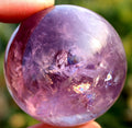 Natural Amethyst Crystal Sphere — 46mm Healing Ball