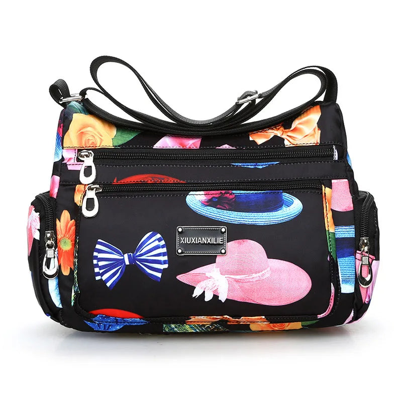 Meadow Muse Printed Nylon Crossbody Bag