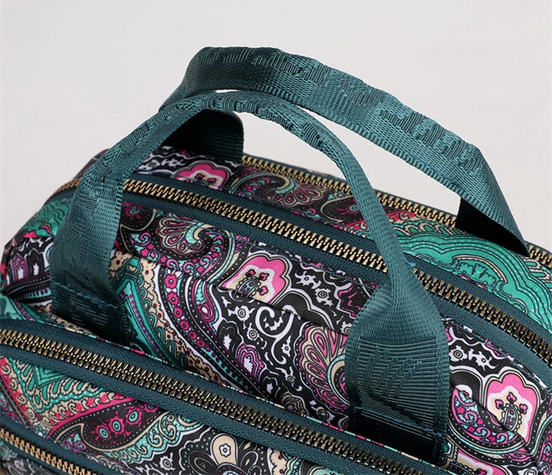 Whimsy Trail Small Printed Nylon Crossbody Bag