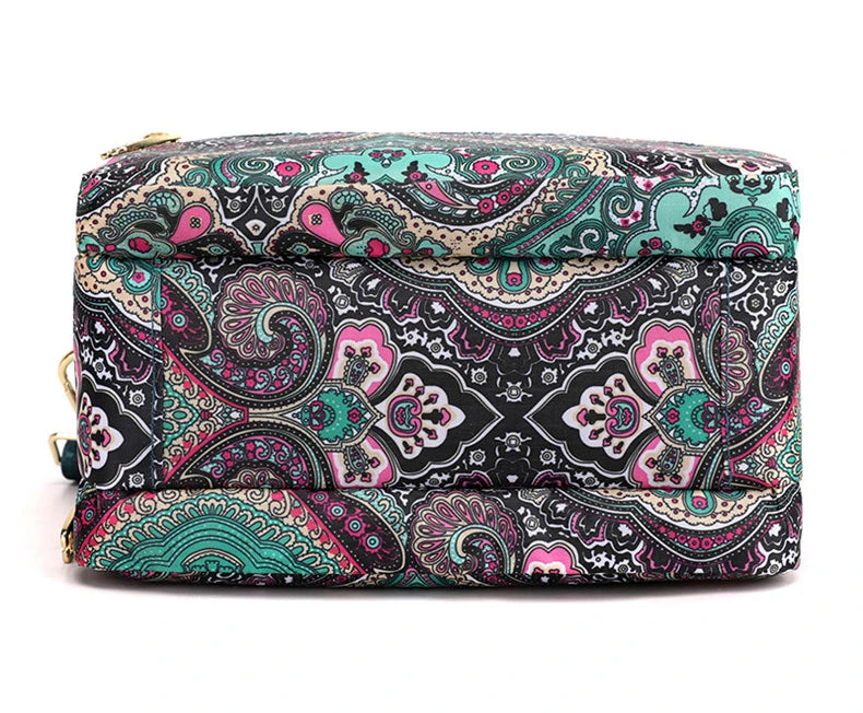 Whimsy Trail Small Printed Nylon Crossbody Bag