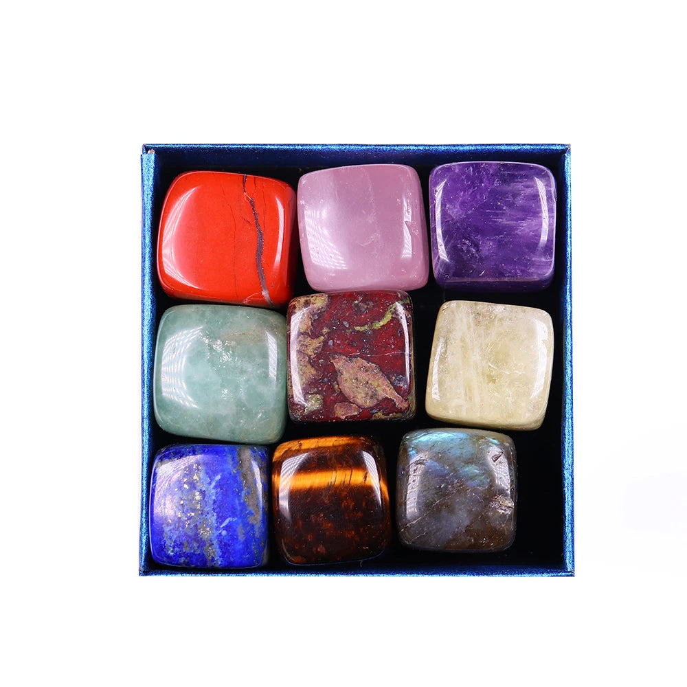 9-Piece Crystal Box | Chakra Stone Selection