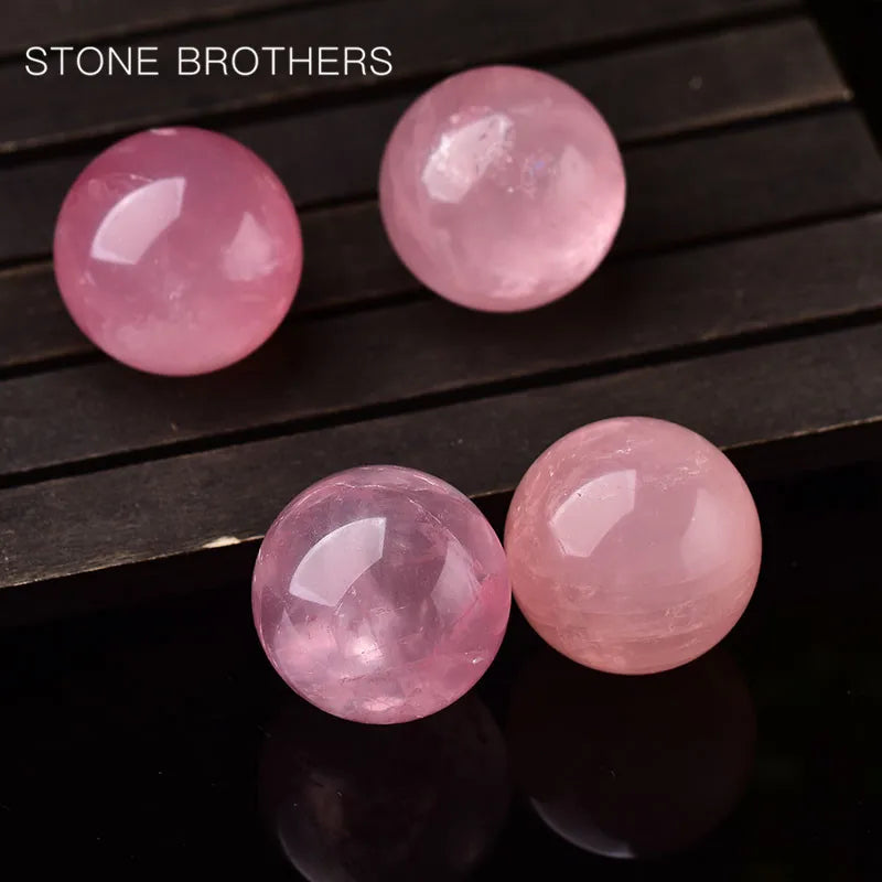 Natural Rose Quartz Crystal Sphere | The Stone of Unconditional Love