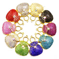 Large Purse Charm Set | 10 pcs Alloy Bag Pendants in Silver & Gold