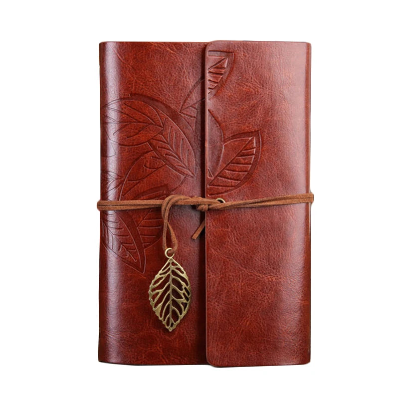 PU Leather Spiral Notebook | Replaceable Pages Journal | 3 Sizes, 8 Colors