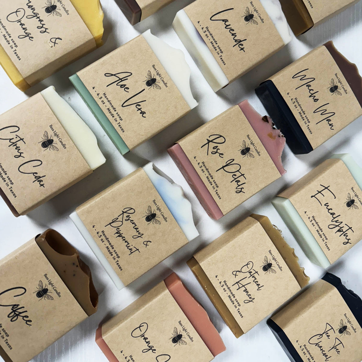 Handcrafted All Natural Soap Bar with Essential Oils