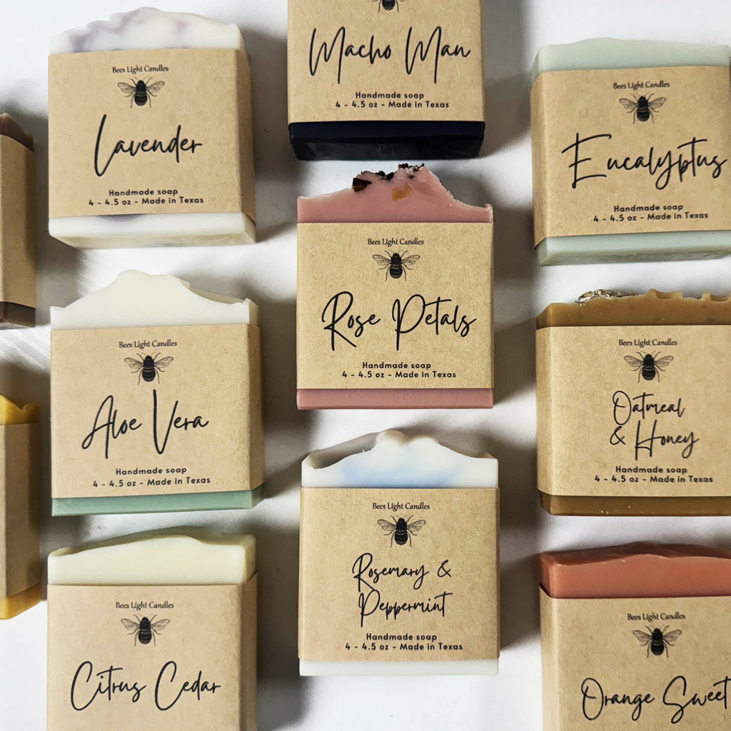Handcrafted All Natural Soap Bar with Essential Oils