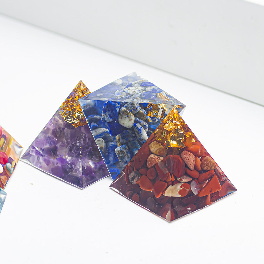 Natural Crystal Pyramid — Choose Your Stone | 3cm Healing Crystal Decor