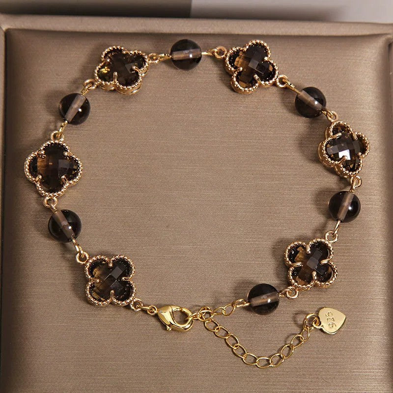 Four-Leaf Clover Bracelet | Colorful Stone-Look Styles