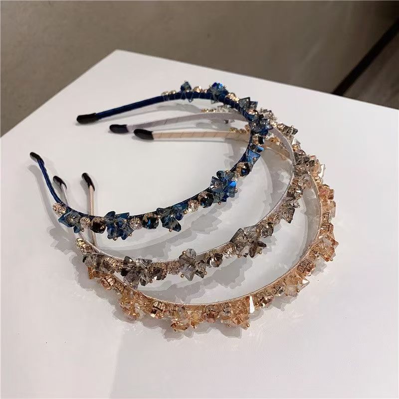 Crystal Diamond Headband — Handmade Rhinestone Fairy Hair Accessory | 4 Colors