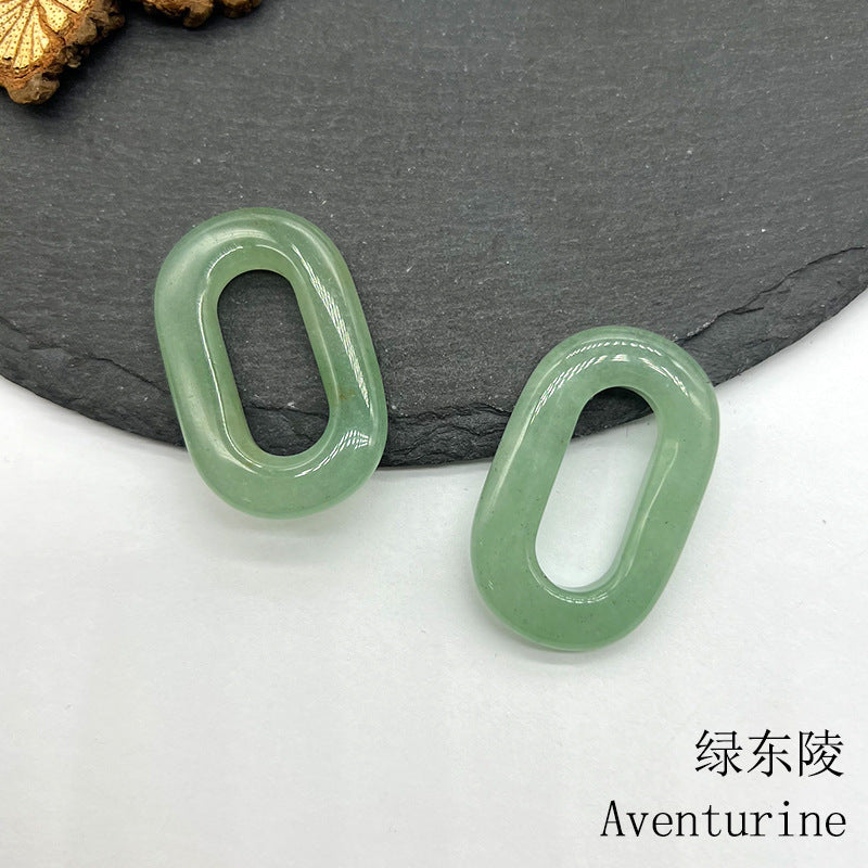 Crystal O-Ring Pendant — Choose Your Stone | DIY Jewelry & Macramé Accessory