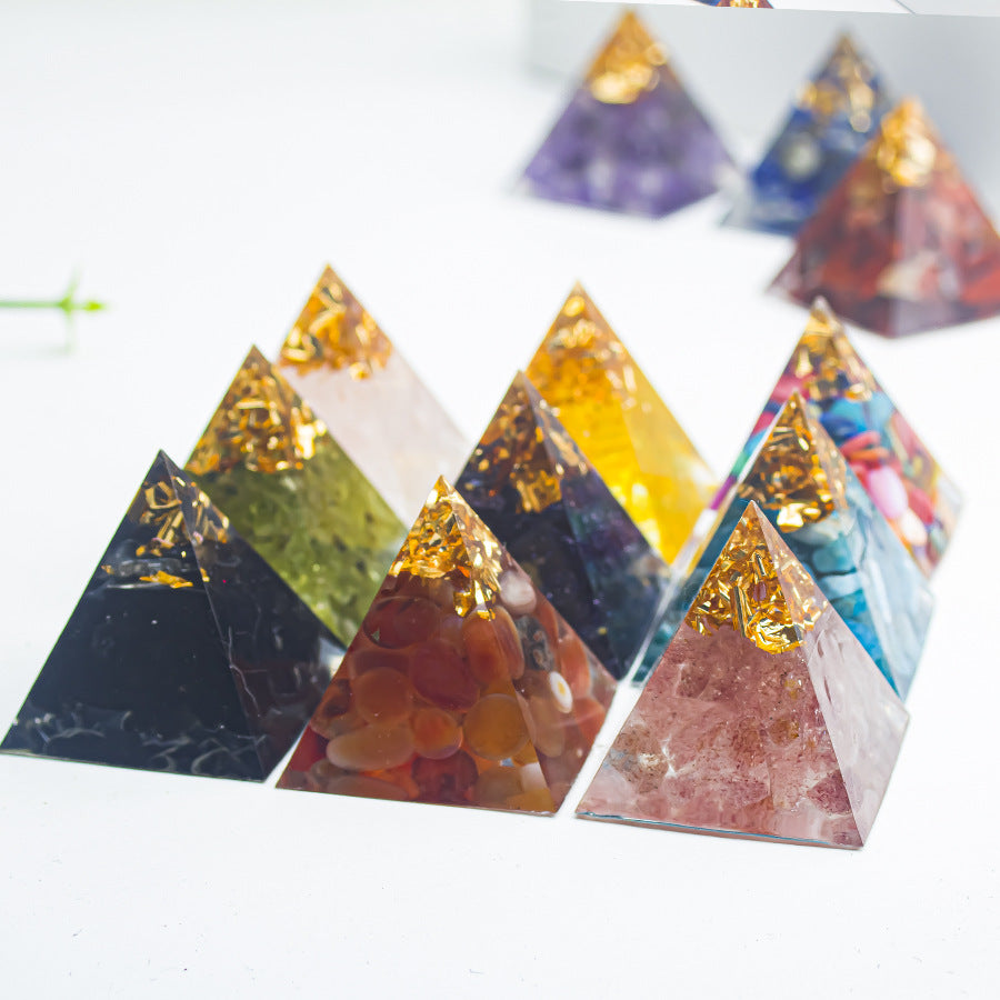Natural Crystal Pyramid — Choose Your Stone | 3cm Healing Crystal Decor