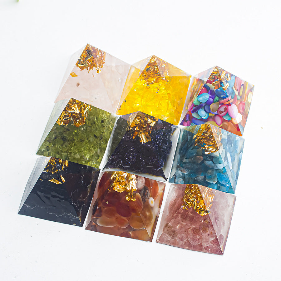 Natural Crystal Pyramid — Choose Your Stone | 3cm Healing Crystal Decor