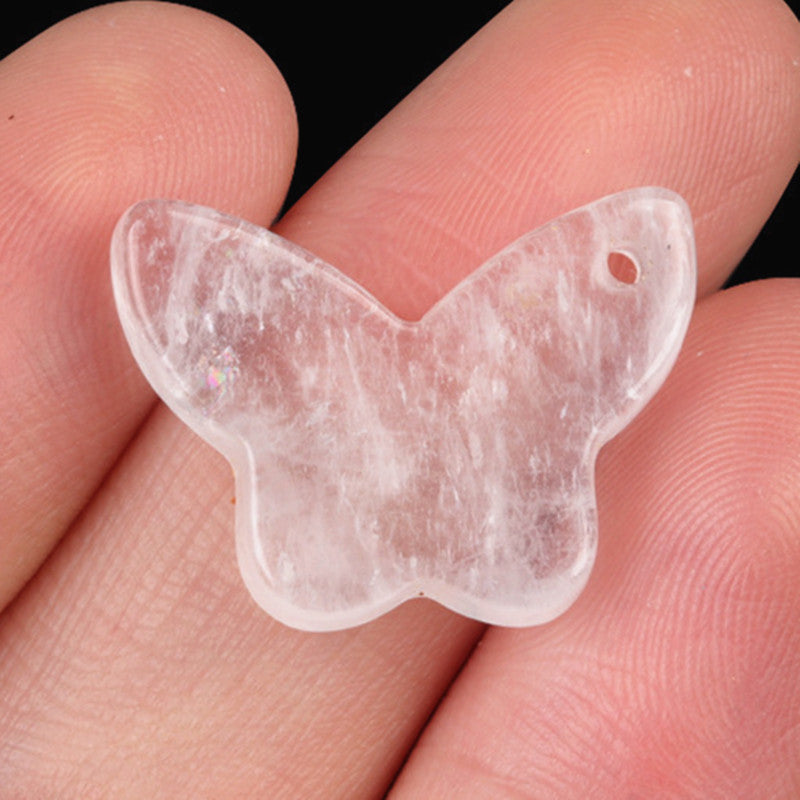 Crystal Light Energy Pendant Trio — White Quartz, Rose Quartz & Amethyst