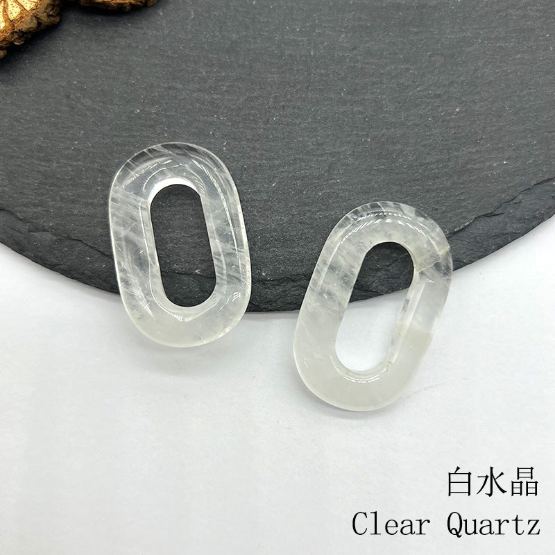 Crystal O-Ring Pendant — Choose Your Stone | DIY Jewelry & Macramé Accessory