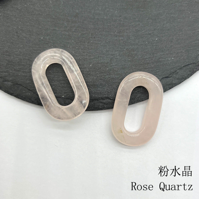 Crystal O-Ring Pendant — Choose Your Stone | DIY Jewelry & Macramé Accessory
