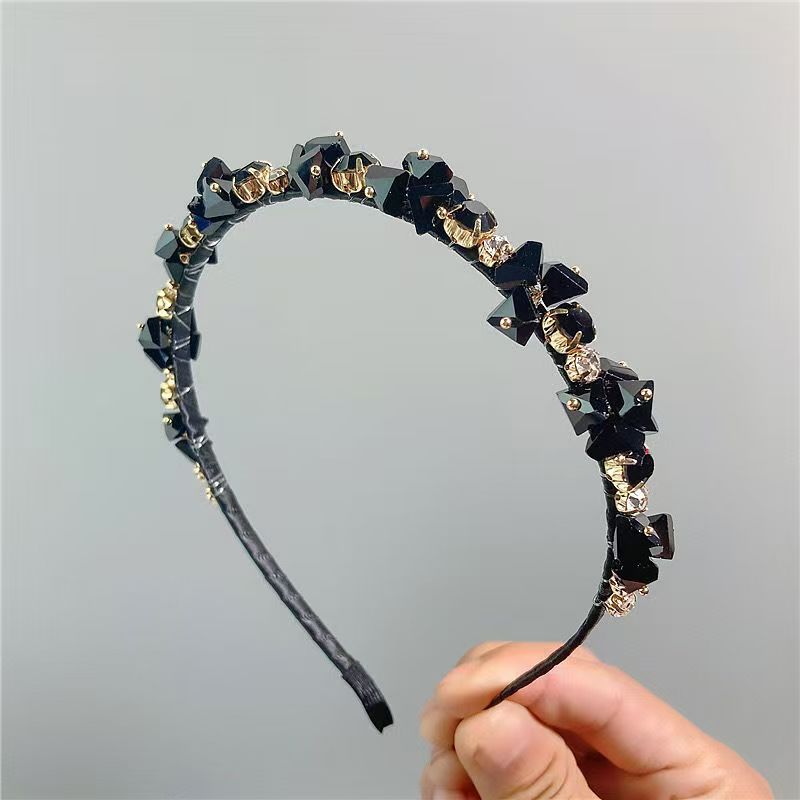 Crystal Diamond Headband — Handmade Rhinestone Fairy Hair Accessory | 4 Colors