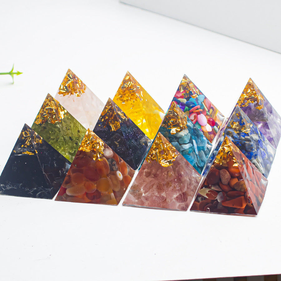Natural Crystal Pyramid — Choose Your Stone | 3cm Healing Crystal Decor