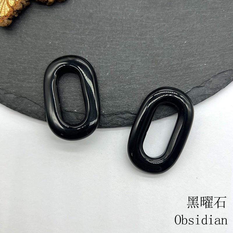 Crystal O-Ring Pendant — Choose Your Stone | DIY Jewelry & Macramé Accessory